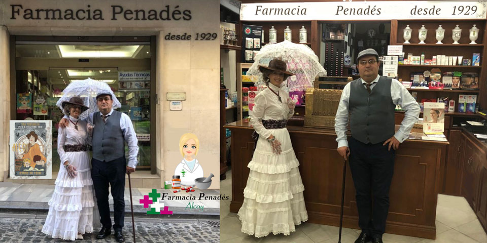 Farmacia Penades Alcoy en Fallas